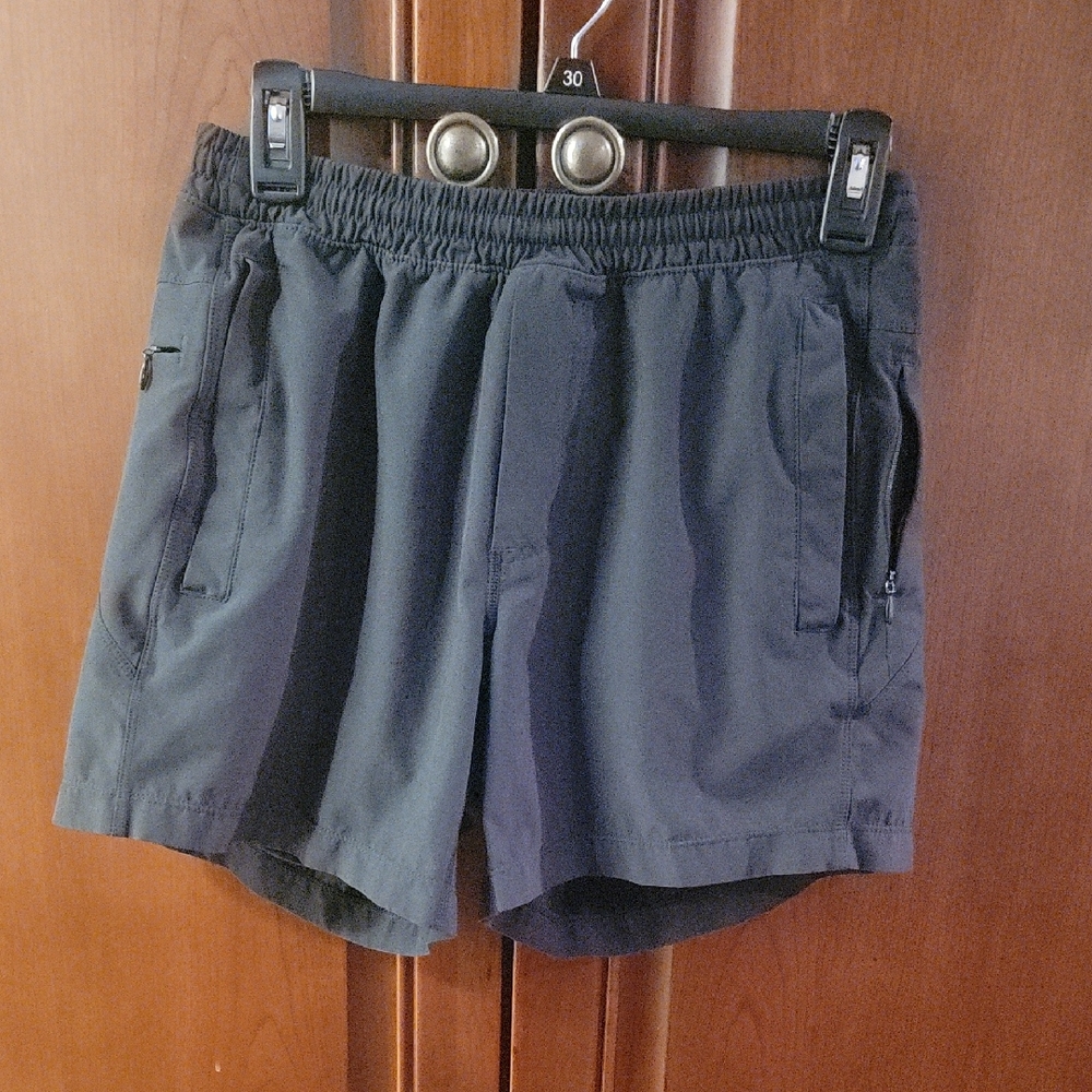 Birddogs Boom For Your Broomstick Black Lined Athletic Stretch Shorts - EUC